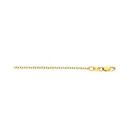 18K Yellow Gold Cable Chain 16"