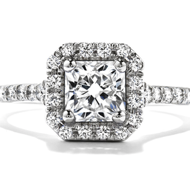 HEARTS ON FIRE LLC Platinum Transcend .94C Diamond Cluster Ring