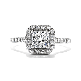 HEARTS ON FIRE LLC Platinum Transcend .94C Diamond Cluster Ring