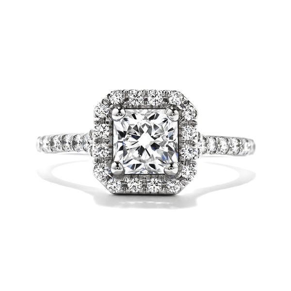 HEARTS ON FIRE LLC Platinum Transcend .94C Diamond Cluster Ring