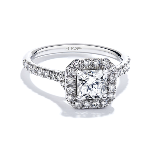 HEARTS ON FIRE LLC Platinum Transcend .94C Diamond Cluster Ring