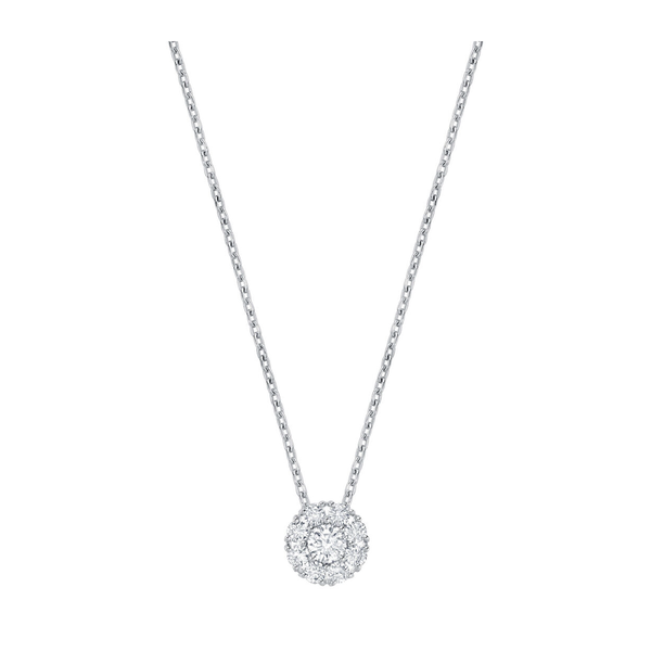 18K White Gold Birks Snowflake ® .24ct Diamond Cluster Pendant
