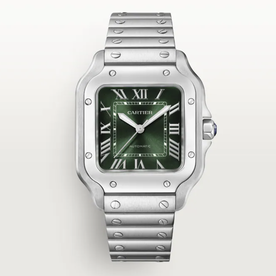 CARTIER Santos de Cartier Green Medium