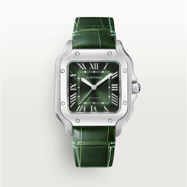 CARTIER Santos de Cartier Green Medium