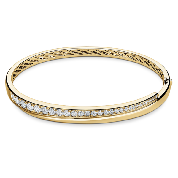 HEARTS ON FIRE LLC 18kt Yellow Gold 1.17 Diamond Vela Crossover Bangle