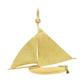 BERMUDA COLLECTION 18ky Small Fitted Dingy Pendant