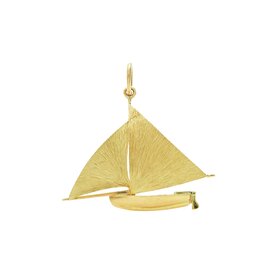 BERMUDA COLLECTION 18ky Small Fitted Dingy Pendant