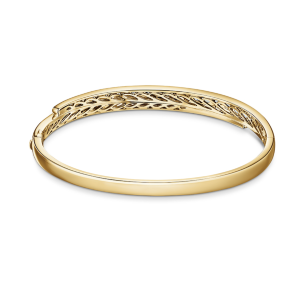 HEARTS ON FIRE LLC 18kt Yellow Gold 1.17 Diamond Vela Crossover Bangle