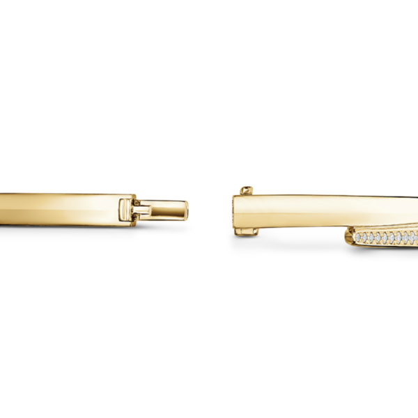 HEARTS ON FIRE LLC 18kt Yellow Gold 1.17 Diamond Vela Crossover Bangle
