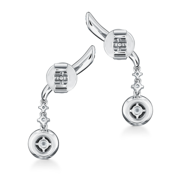 HEARTS ON FIRE LLC 18kt White Gold Vela .80ct Dia Drop Earrrings