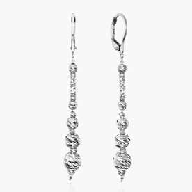 PLATINUM BORN Platinum Astraea Drop Earrings
