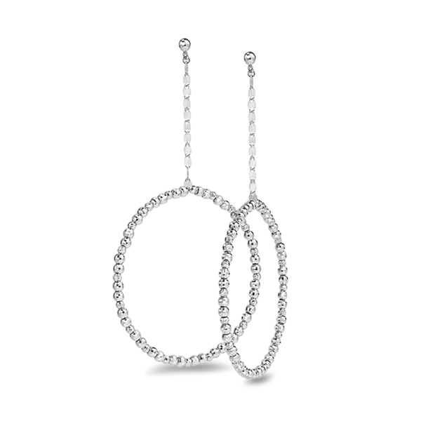 Platinum Limitless Drop Earrings