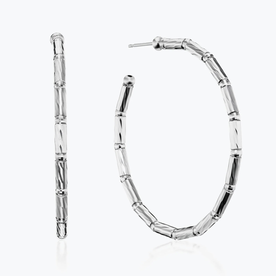 PLATINUM BORN Platinum Reflection Hoops