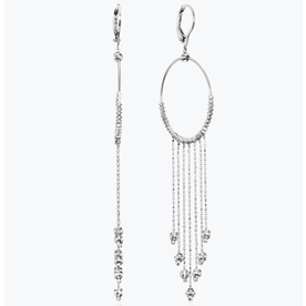 PLATINUM BORN Platinum Dreamcatcher Earrings