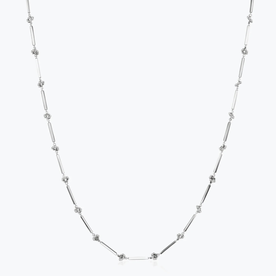 PLATINUM BORN Platinum Falling Star Necklace