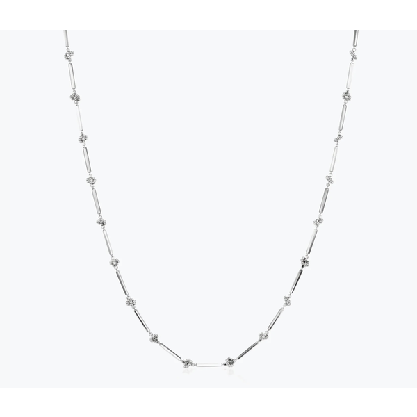 PLATINUM BORN Platinum Falling Star Necklace
