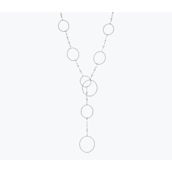 PLATINUM BORN Platinum Limitless Memory Circles Necklace