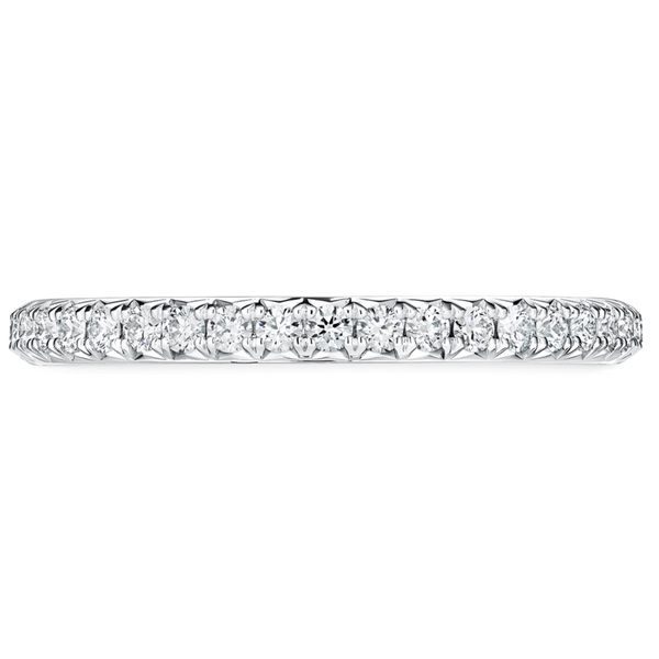 HEARTS ON FIRE LLC Platinum Vela French Cut Pavé .30ct Diamond Band