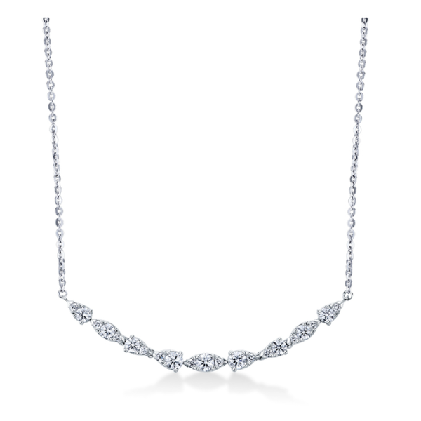 HEARTS ON FIRE LLC 18k White Gold Ariel Dewdrop Pendant