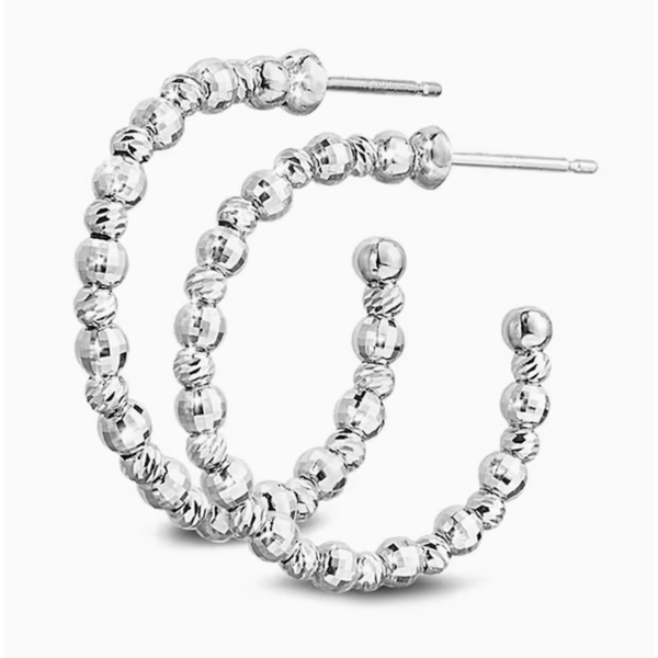 PLATINUM BORN Platinum Limitless Hoops Small