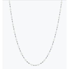 PLATINUM BORN Platinum Debut Pearl Necklace