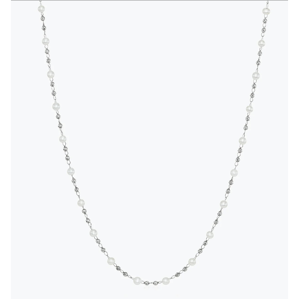 Platinum Debut Pearl Necklace