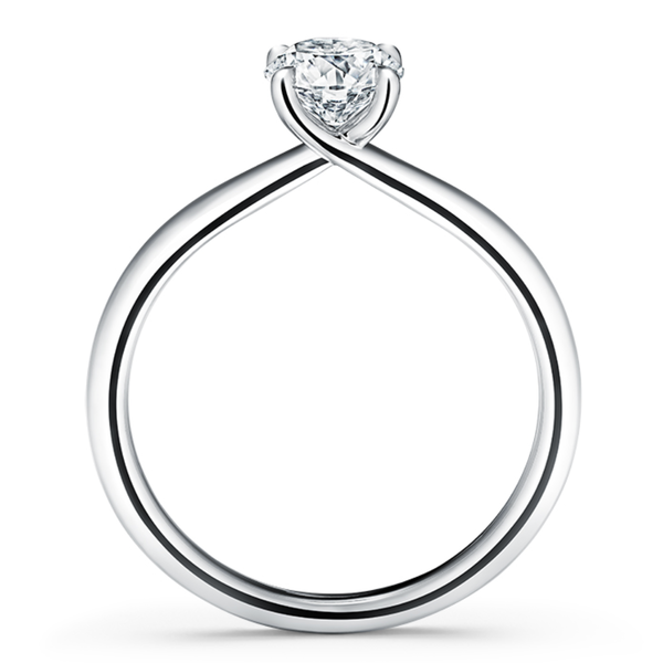 HEARTS ON FIRE LLC Platinum 1.08ct Vela Solitaire Ring