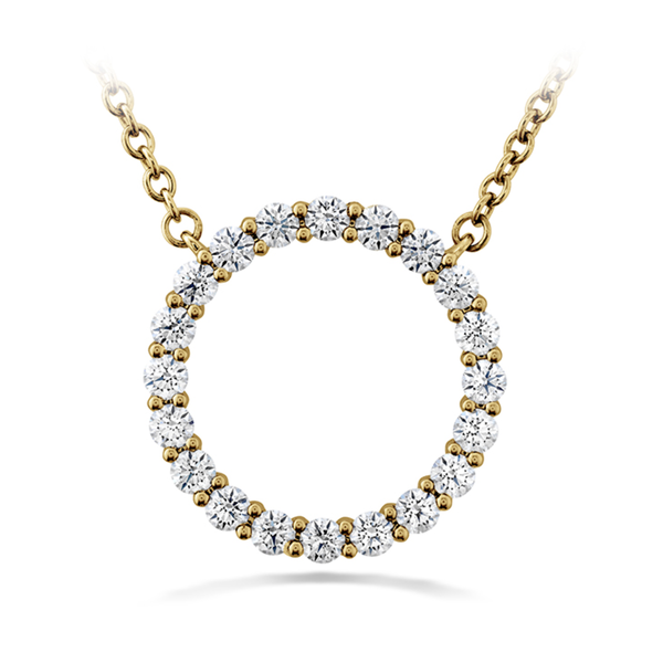 HEARTS ON FIRE LLC Signature Circle Pendant