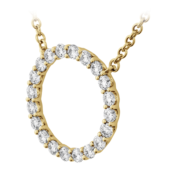 HEARTS ON FIRE LLC Signature Circle Pendant