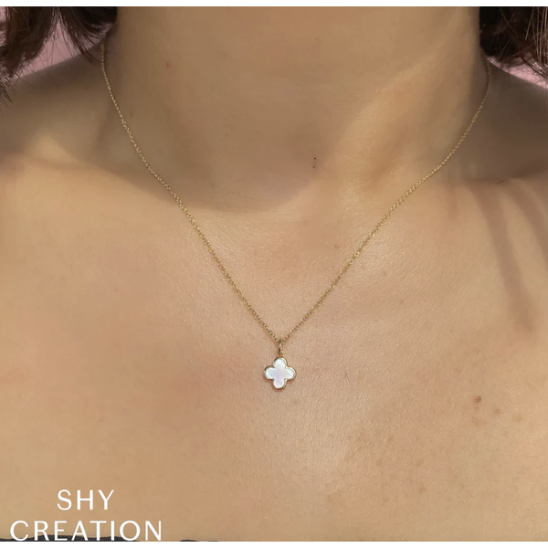 SHY CREATION INC 14ky .33 MOP Clover Neck
