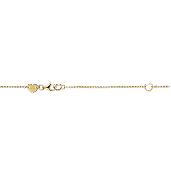 HEARTS ON FIRE LLC 18kt yellow gold Lu .30 Diamond Pendant