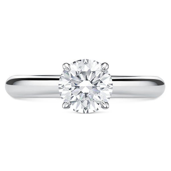 HEARTS ON FIRE LLC Platinum Illustrious 1.02ct Hidden Halo Ring