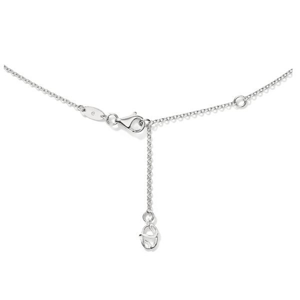HEARTS ON FIRE LLC 18kt White Gold .45ct Diamond Barre Necklace