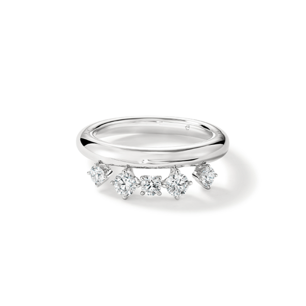 HEARTS ON FIRE LLC 18kt White Gold Hearts on Fire .45 Diamond Barre Floating Ring