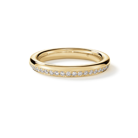 HEARTS ON FIRE LLC 18kt Yellow Gold Hearts on Fire .15 Diamond Barre Pave Band