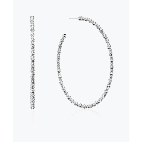 PLATINUM BORN Platinum Large Limitless Hoops