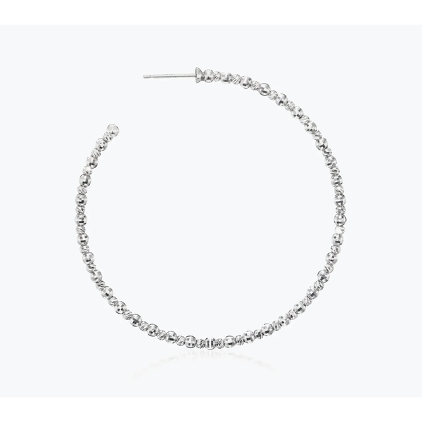 PLATINUM BORN Platinum Large Limitless Hoops