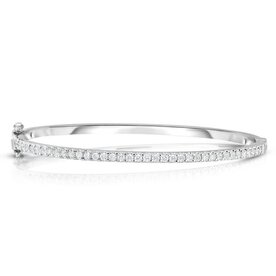 14kt White Gold 1.3ct Diamond Bracelet