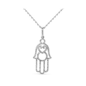 14kt White Gold .23ct Diamond Pendant