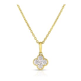 14kt Yellow Gold .47ct Diamond Pendant