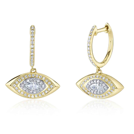 SHY CREATION INC SC55026634RD - 14ky .40 Dia Marquise Earrings SHY CREATION INC SC55026634RD - 14ky .40 Dia Marquise Earrings