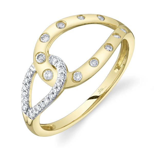 SHY CREATION INC 14kt Yellow Gold .26 Diamond Lady's Ring