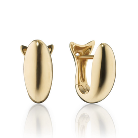 MONICA RICH KOSANN 18K Gold Small Perseverance Huggie Earrings