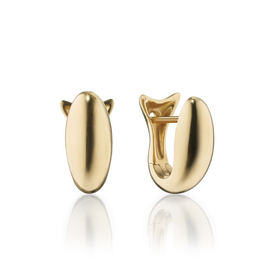MONICA RICH KOSANN 18K Gold Small Perseverance Huggie Earrings