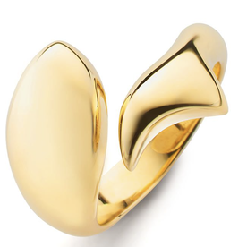 MONICA RICH KOSANN 18kt Yellow Gold "Perseverance" Fish  Ring