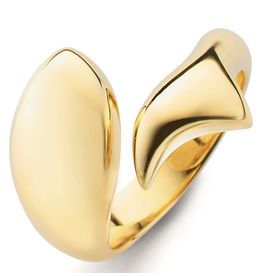 MONICA RICH KOSANN 18kt Yellow Gold "Perseverance" Fish  Ring