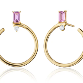 MONICA RICH KOSANN LE-31283 - 18ky .99PS .12 Dia Wrap Hoops