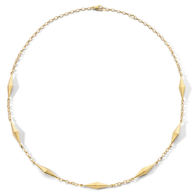 MONICA RICH KOSANN 18kt Yellow Gold Points North Necklace