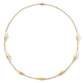MONICA RICH KOSANN 18kt Yellow Gold Points North Necklace