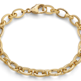 MONICA RICH KOSANN 18kt Yellow Gold Audrey" Link Charm Bracelet